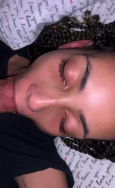 Can I suck on your white cock like this?