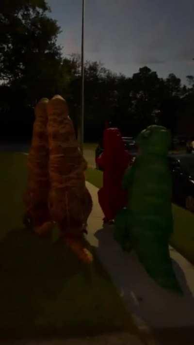 My son and his boys had an idea and some fun was had.