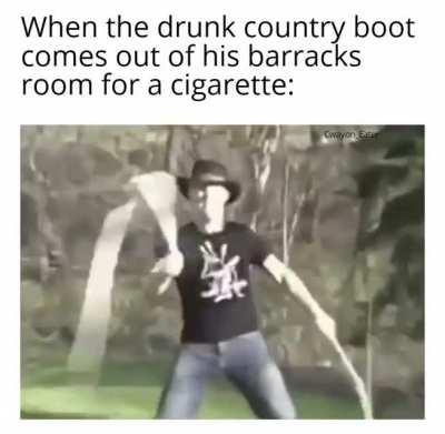 I bet they wish cowboy hats come in woodland digital.