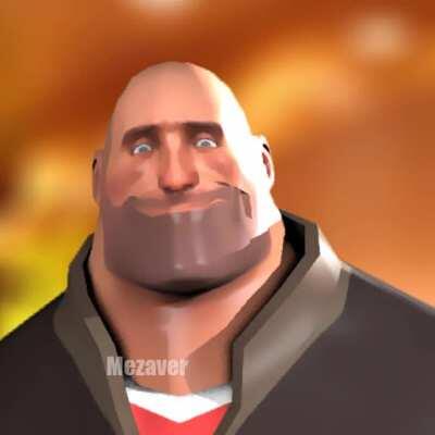 Heavy makes a new friend [oc]