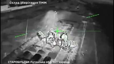 On the night of October 27 (2025), Ukrainian SOF units destroyed a Russian fuel depot and oil depot in the temporarily occupied Luhansk region.