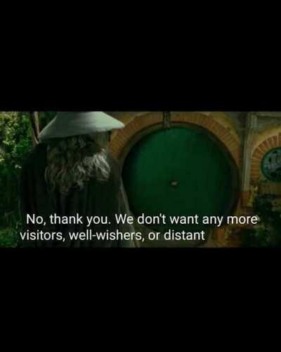 Macho Mandalf Gets Bilbo into the 