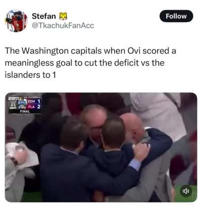 Celebrating like they just won the cup 🤦‍♂️