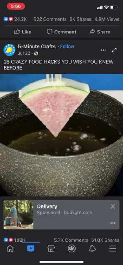 Don’t you dare disrespect watermelon like that