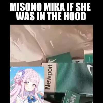 mika in the hood