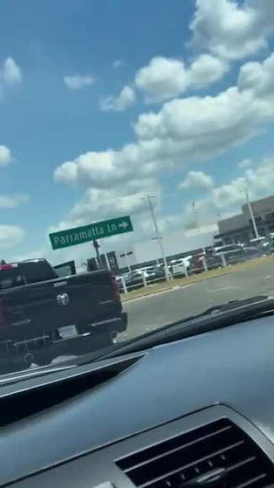 Road rage with a gun. Peak Murika.