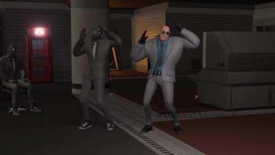 I made Brutus & Shadow Henchman do the Macarena for your Entertainment.