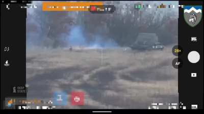 Ukrainian tank (2nd Tank Battalion, 3rd Abr) + infantry (10th Mountain Assault Brigade) succesfully assaulted Russian positions near Novomlynsk, Kupyansk direction. April 2025