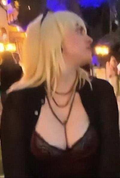 POV: Billie Eilish teasing you on the party like this. How would you react?