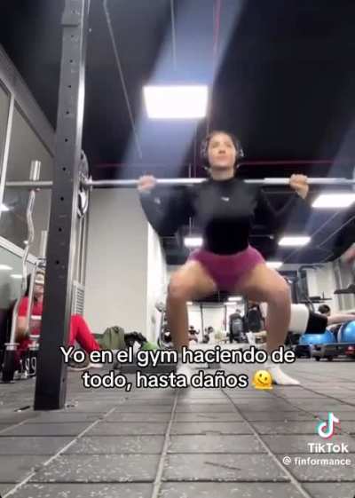 His head benched 50 kg