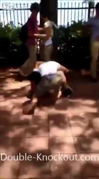 Double knockout left his skull cracked