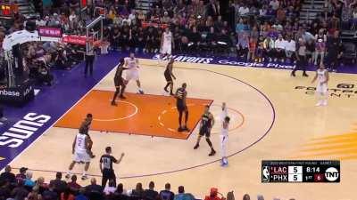 [Highlight] Westbrook poses after a 3PA while Booker leaks out for a transition basket following the miss