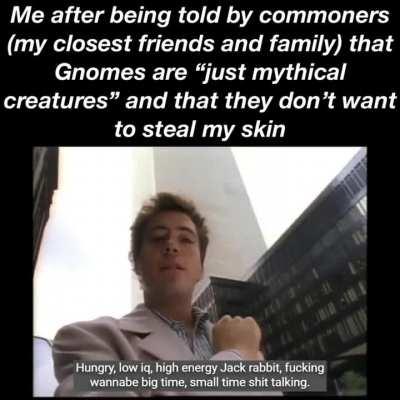 I open up to an NPC about the Gnomes gang stalking me and suddenly I need “serious medical intervention”🙄🙄