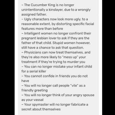 CK3 Patch Notes as if they were decrees read out by a Middle Ages Town Crier