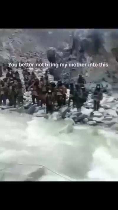 Indian and Chinese Army Face to Face satire)