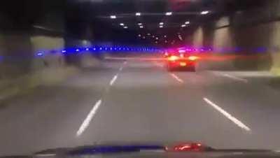 WCGW street racing in a tunnel.