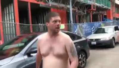 There’s an earth quake and 2 kids need to be naked?