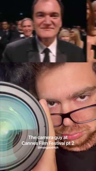 The camera guy at Cannes p2 - even more awkward