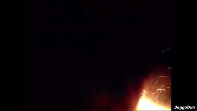 That’s why you shouldn’t put a firework up... (credit JaggoDun yt)