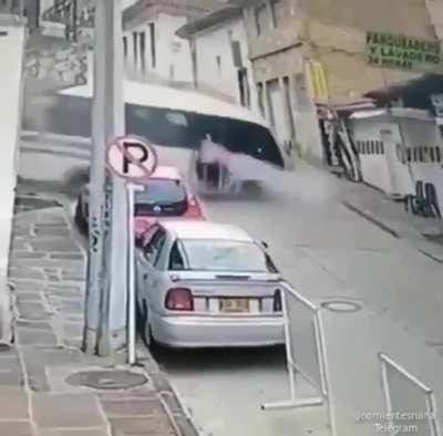 His first day as a bus driver went well