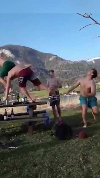 HMB while we launch this water balloon