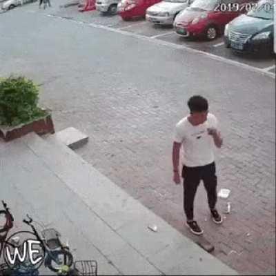 No sure what he was thinking