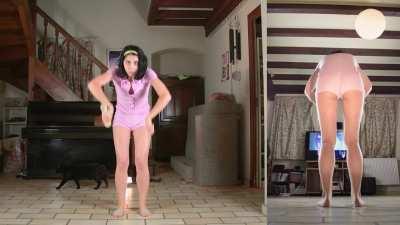 A little bit of physics in a jumpsuit for a dance today