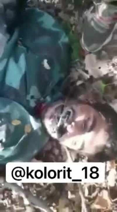 A new video emerged in telegram channels in which shows Armenian soldier commiting war crime by executing Azerbaijani soldier (PoW)