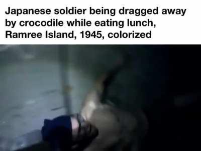 “Most soldiers killed by crocodiles in a battle.”