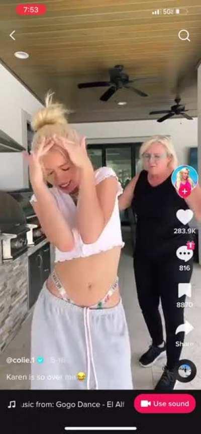 A little mother daughter bonding.