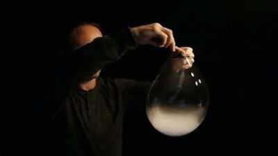 Bubbles, smoke, and fire... yeah