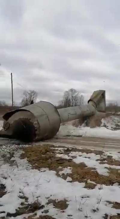 Toppling some kind of tower thing