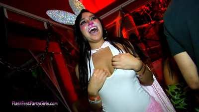 Karlee Grey Has Fun Flashing Her Tits at the Party