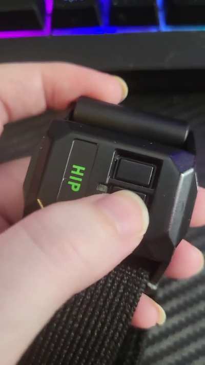 Been charging for a week and its still refuses to stay on. These were bought second hand, and they never told my that the hip tracker doesn't charge.