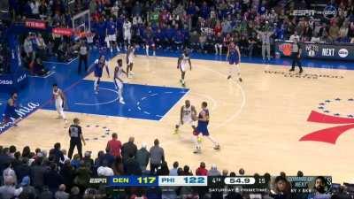 [Highlight] PJ Tucker gets the tip in then steals it from Jokic on the other end