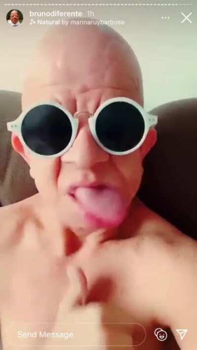 I guess Bruce wasn’t wrong when he called him a bald headed freak