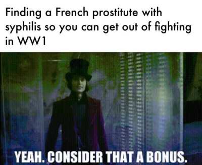 I’ll take the most diseased girl you got