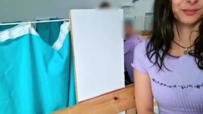 HOSTEL ADVENTURE 💦 I'm in a MIXED ROOM masturbating... i think that all the people in the room caught me 🙈 this couple are so curious 😛