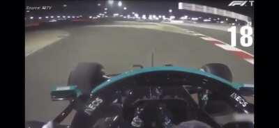 29 track limit violations by Lewis Hamilton at Bahrain. Remember when Bono sent a message over team radio saying “one more violation and you’ll be shown the black and white flag and given a 5 second penalty”?