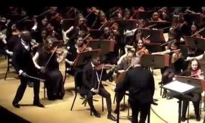 Conductor gets the pranked by orchestra on his birthday