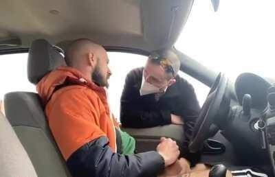 Casually helping out a stranger