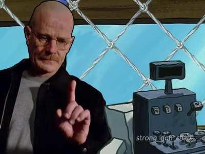 Walter White goes to Krusty Krab, made by u/strong_don_chad