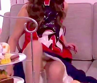 A very rare up skirt