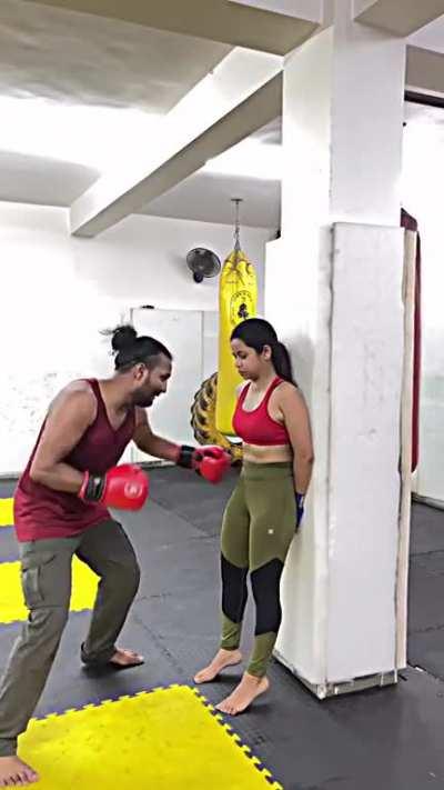 Teen gets belly punched