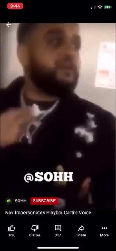 NAV impersonates Carti