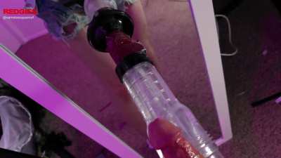 Only if I had a face to cum on instead of this toy >.<