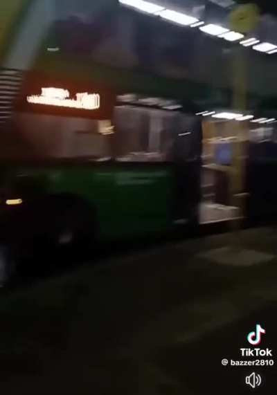 Dublin bus driver whacks kid