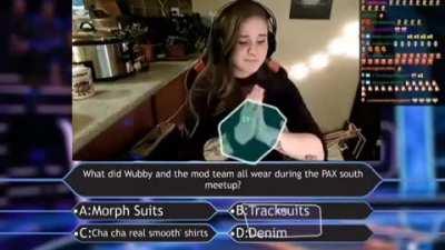 Viewers clicking on breasts rather than the answer.