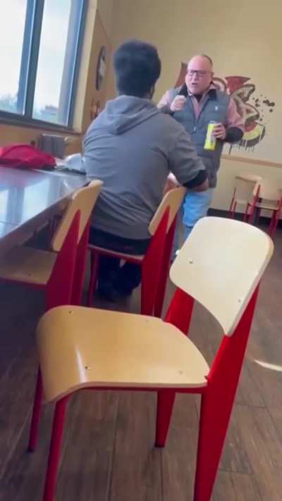 Man berates special needs employee for not 