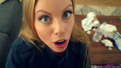 Britney Amber - My Step Mom Is A Cop [MomsTeachSex]